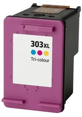 Original HP 303 Tri-Colour Inkjet Cartridge - (T6N01AE)